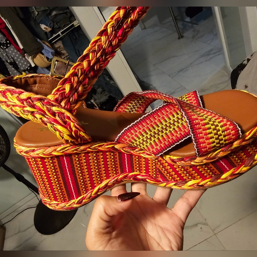 Colorful platforms never used